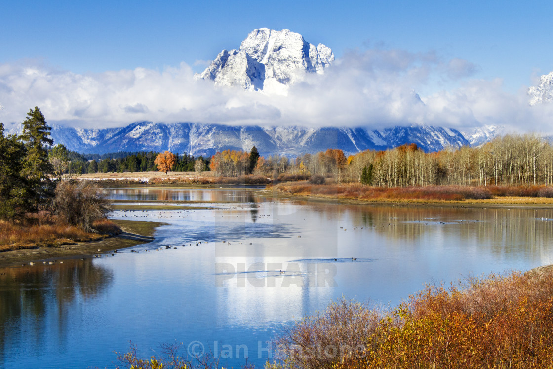 "Grand Tetons, Wyoming" by Ian Hanslope - $15.25 "Grand Tetons, Wyoming" stock image