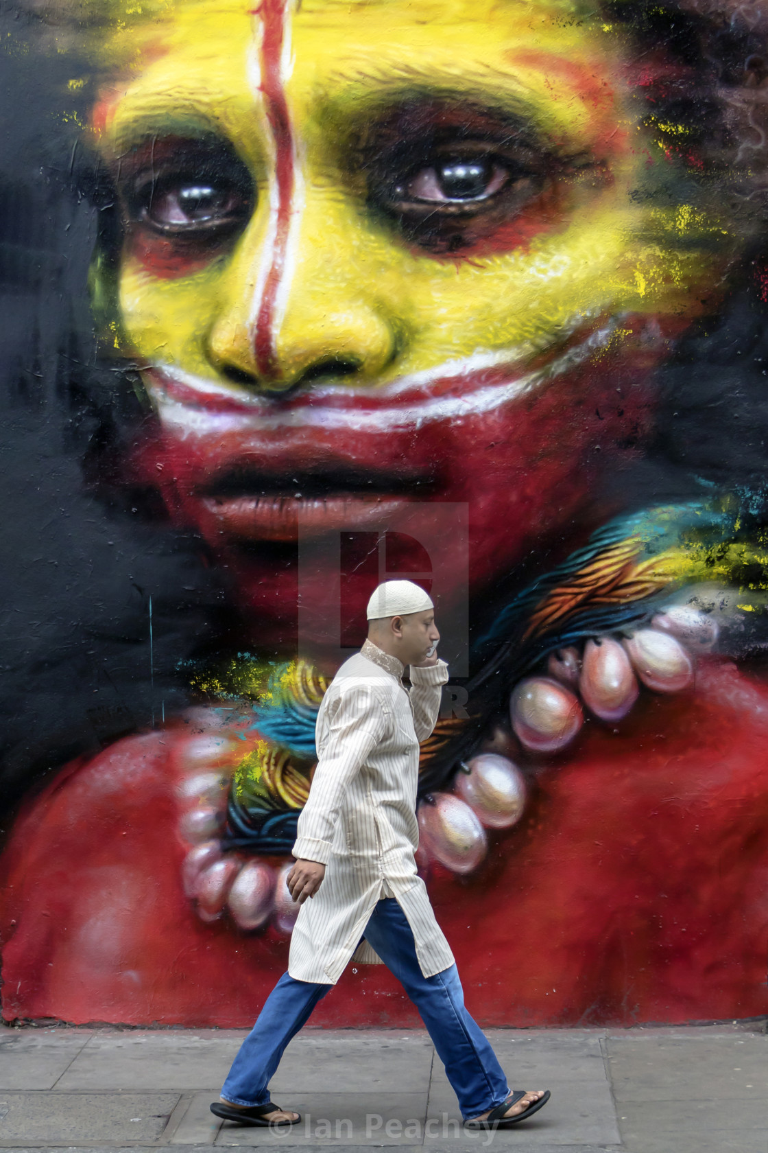 "Brick Lane Street Art" stock image