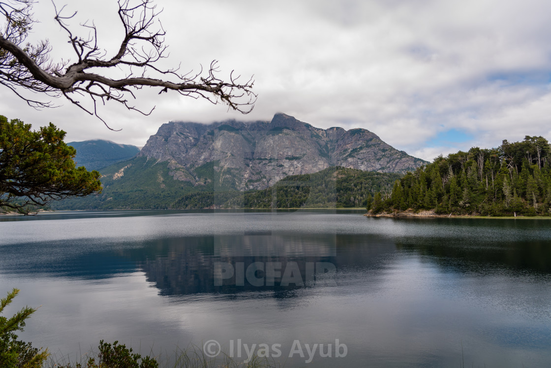 "The lakes in the Bariloche area in Patagonia, Argentina" stock image