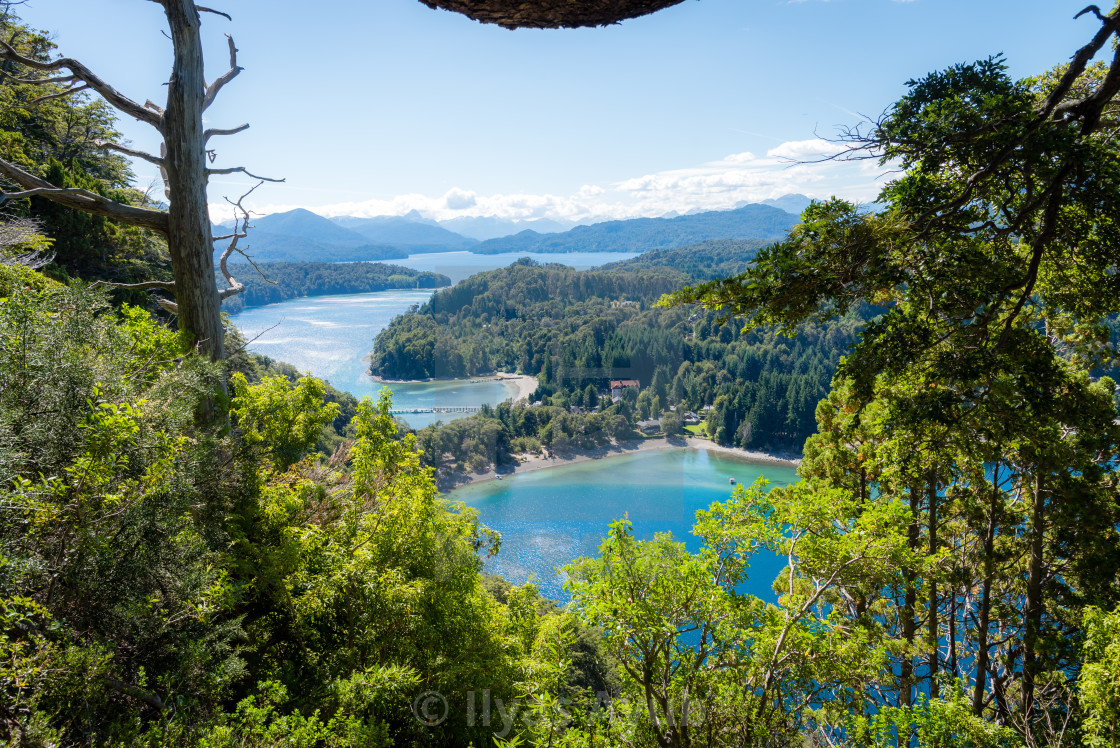 "The Lakes of Bariloche, Patagonia, Argentina" stock image