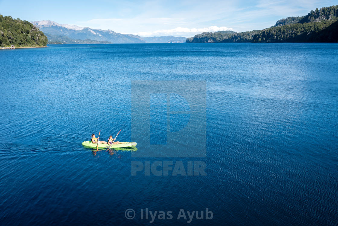 "The lakes of Patagonia, Argentina" stock image