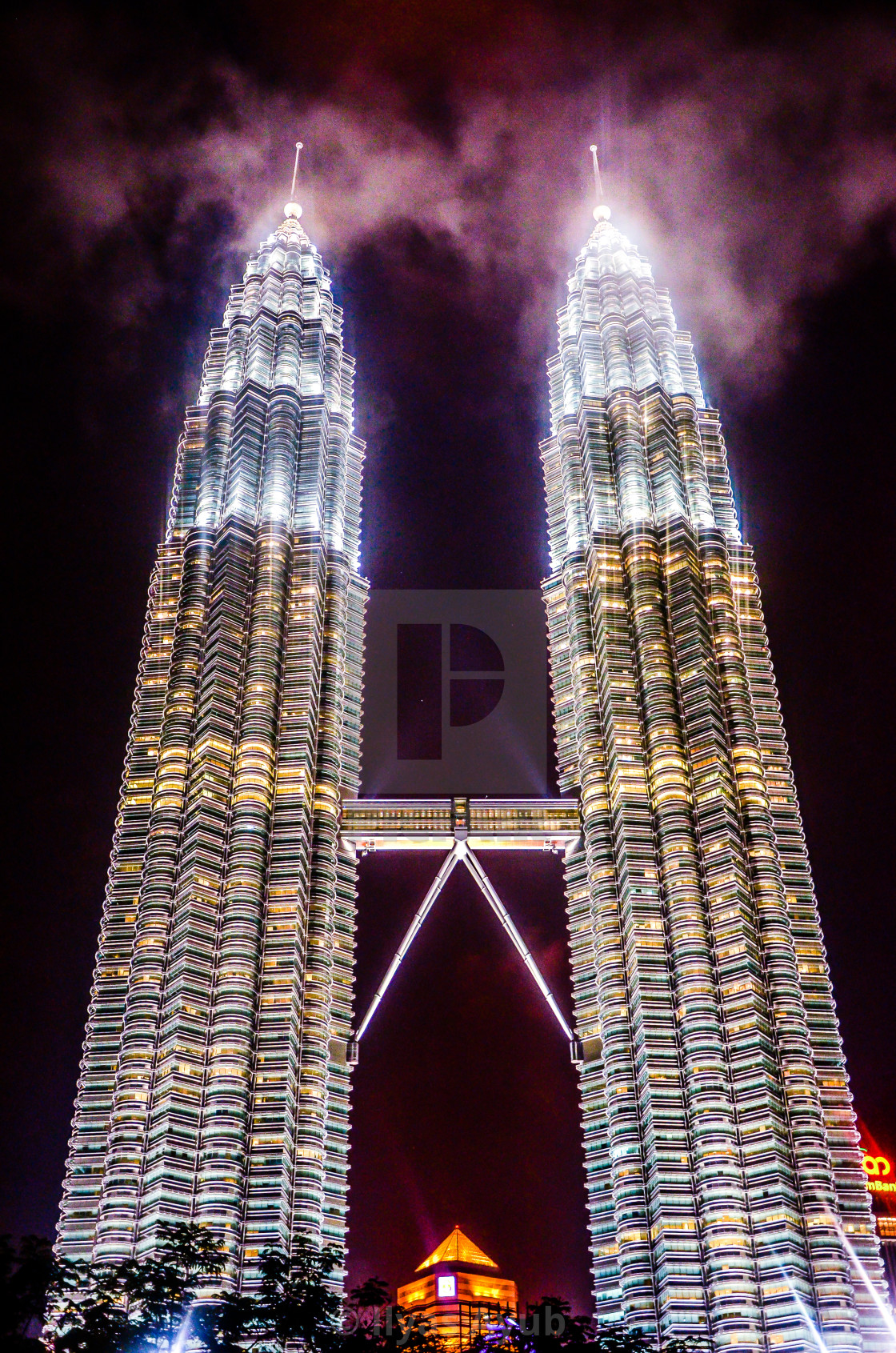 "Petronas Towers, Kuala Lumpur, Malaysia," stock image