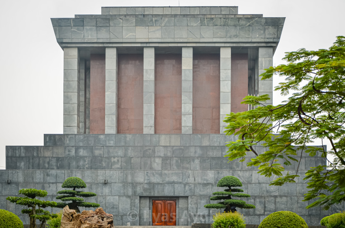 "Ho Chi Minh Mausoleum Hanoi, Vietnam" stock image