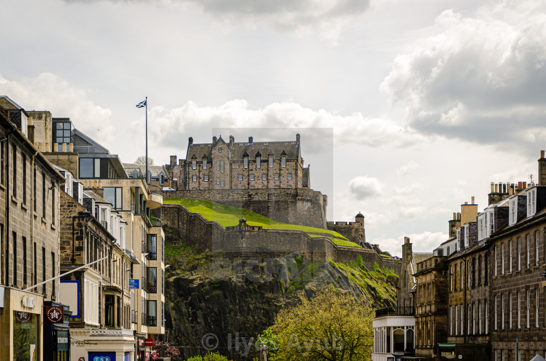 "Edinburgh Castle, Scotland" stock image
