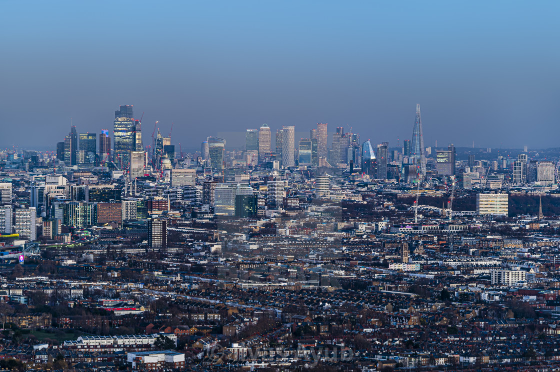 "View of London" stock image