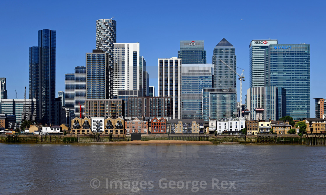 "Canary Wharf / Jul '21" by Images George Rex - £49.60 "Canary Wharf / Jul '21" stock image