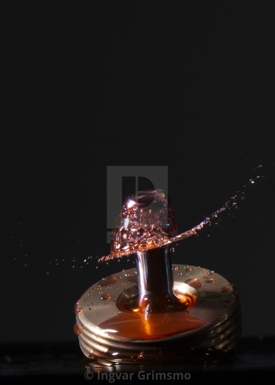 "Grimsmo Spinner splashing water" by Ingvar Grimsmo - $12.70 "Grimsmo Spinner splashing water" stock image