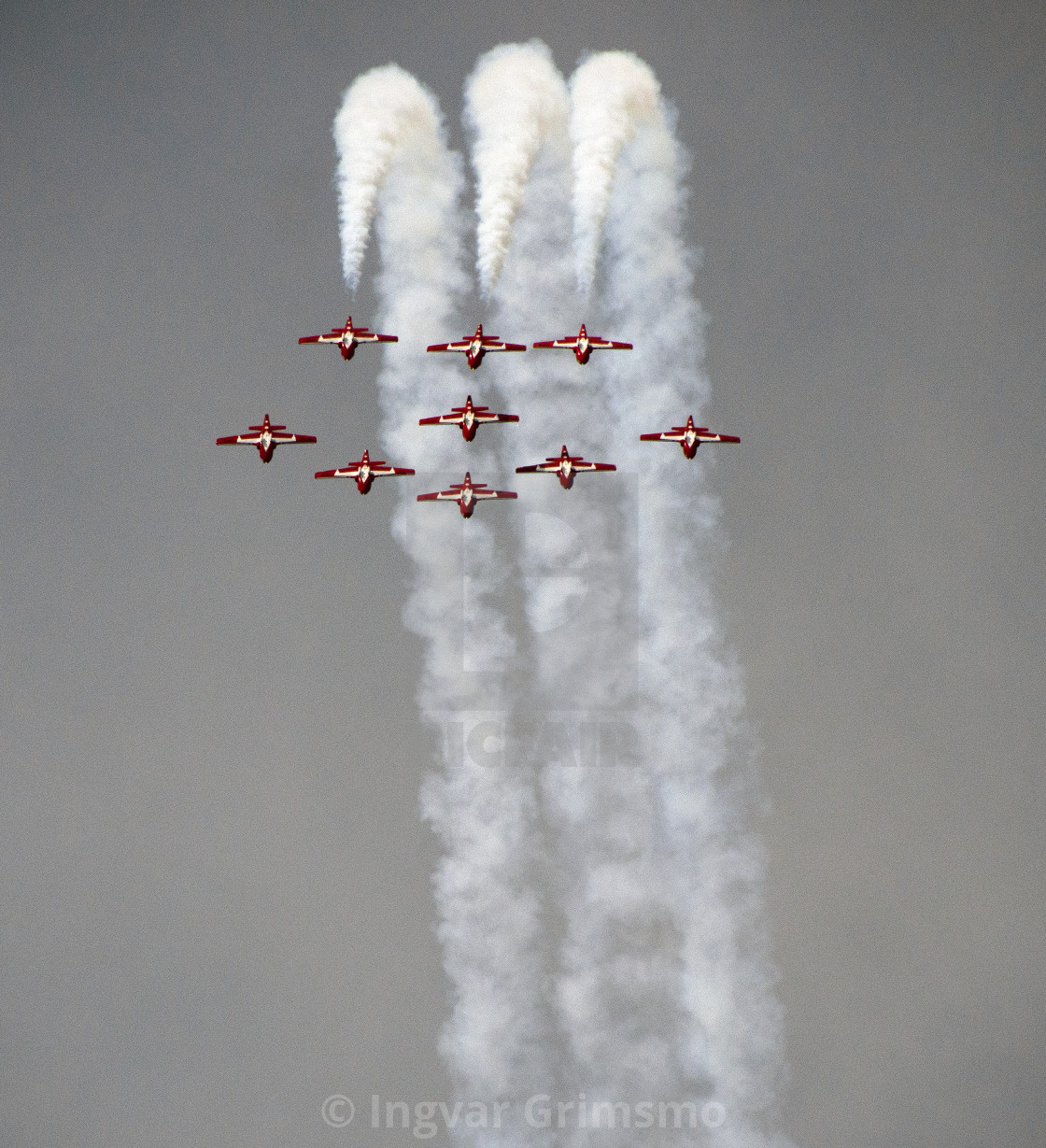 "Canadian Snowbirds Team" stock image