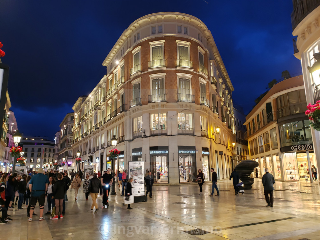 "Shopping in Malaga, Spain" by Ingvar Grimsmo - $12.70 "Shopping in Malaga, Spain" stock image