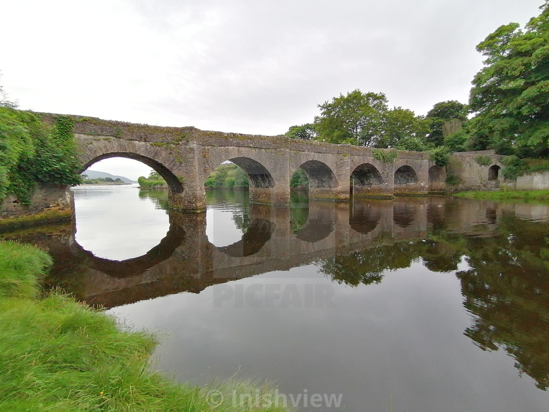 "Buncrana Bridge, Donegal" stock image