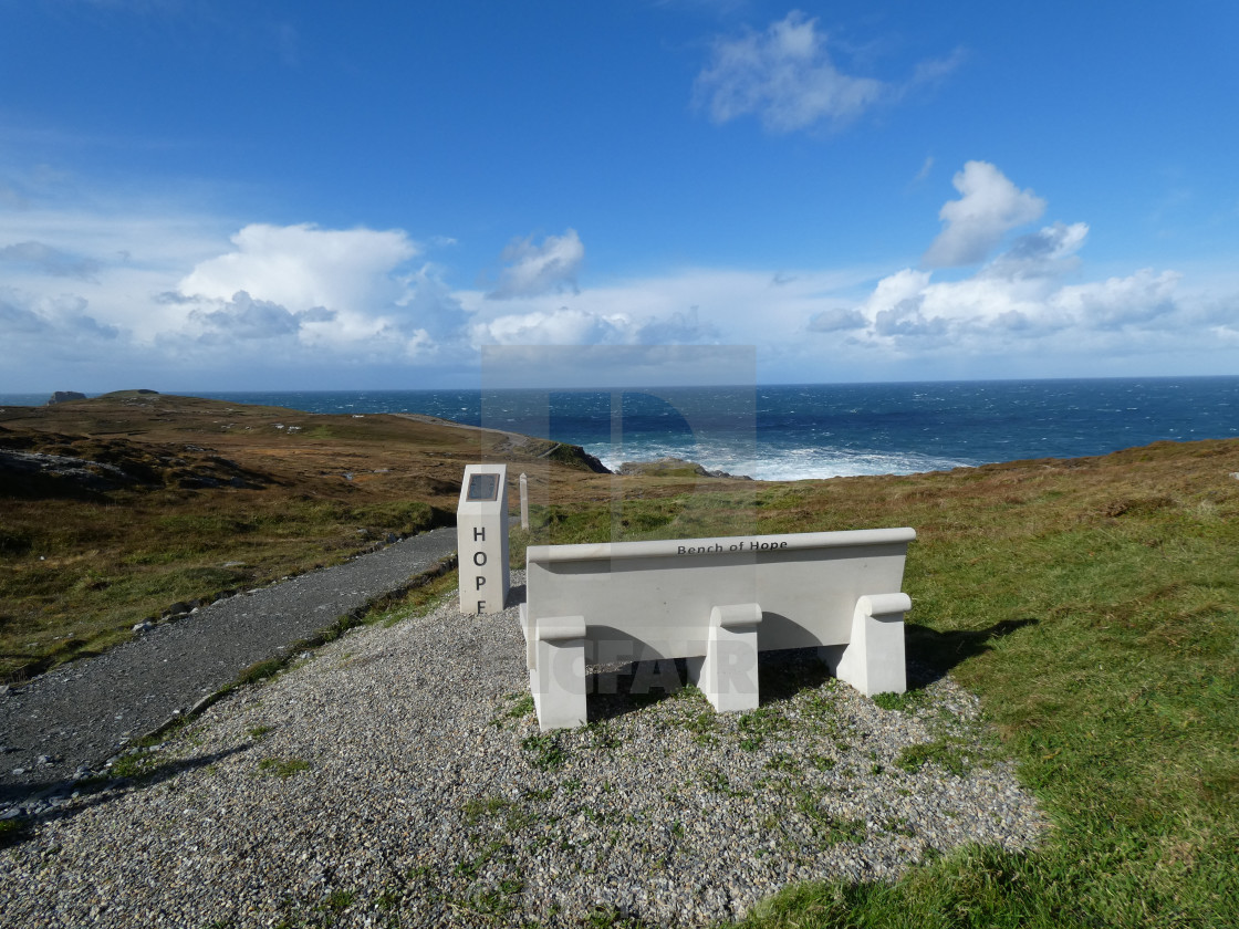 "Bench Of Hope" stock image