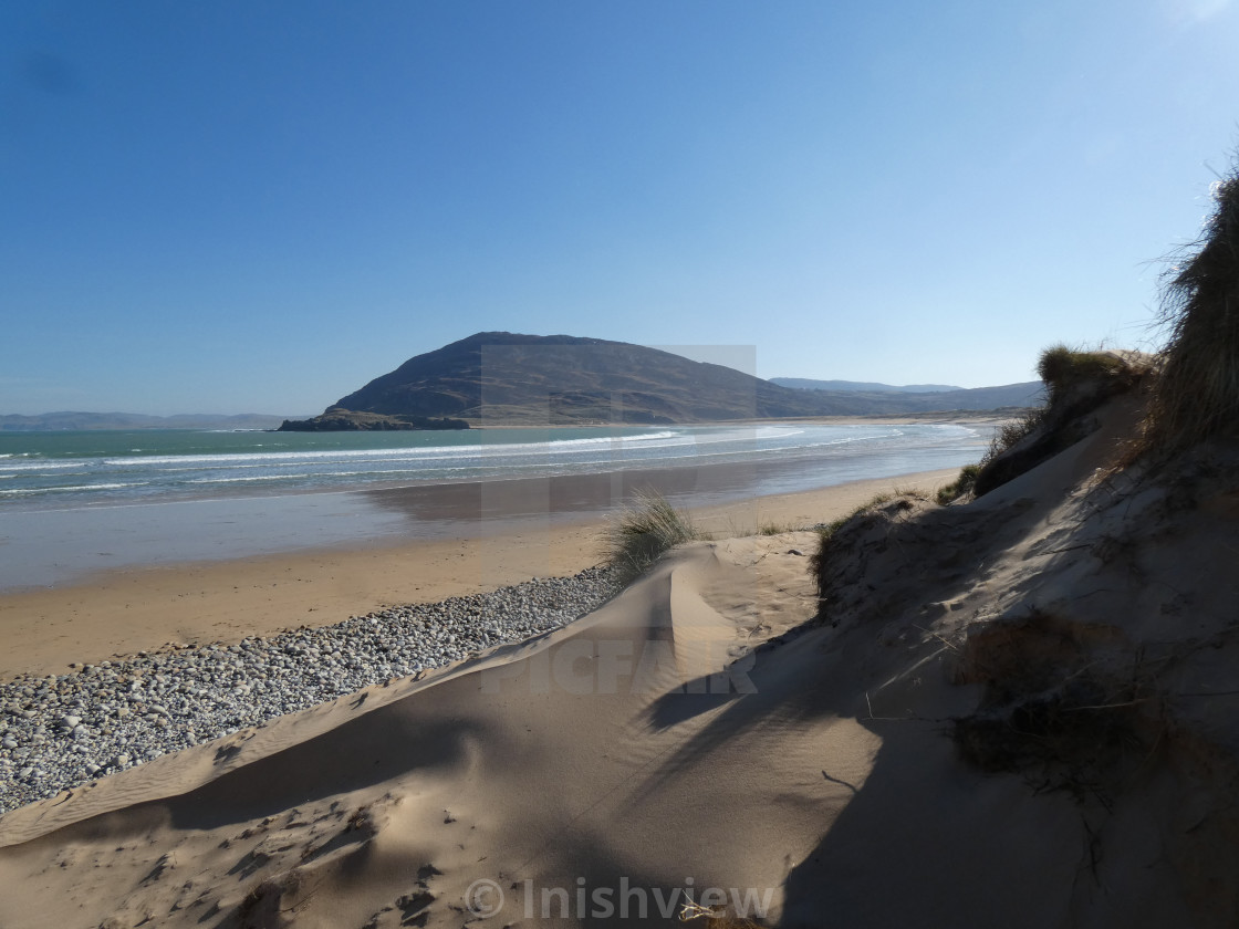 "Tullagh Bay Sand Dunes" stock image