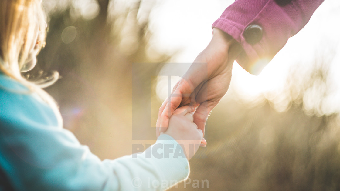 "Growing together" stock image