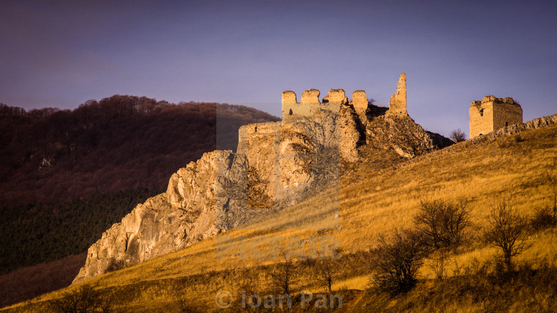 "Coltesti Fortress" stock image