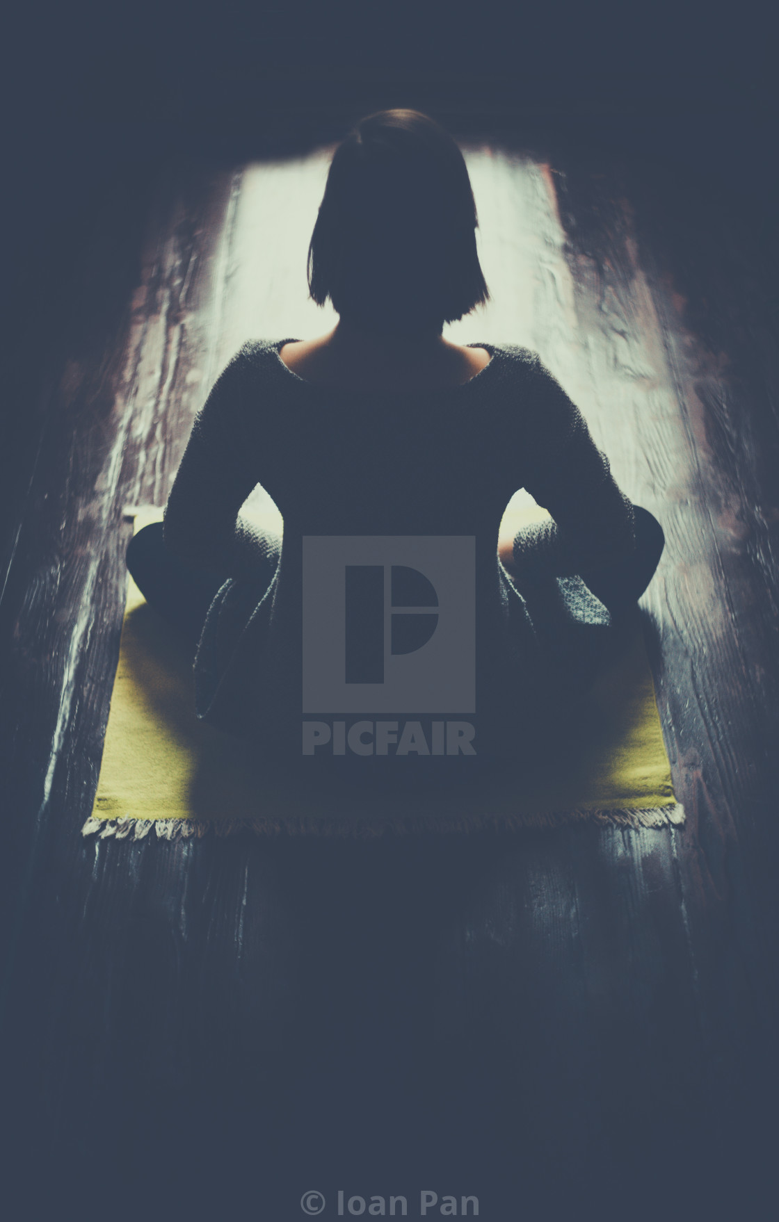 "Meditation" stock image