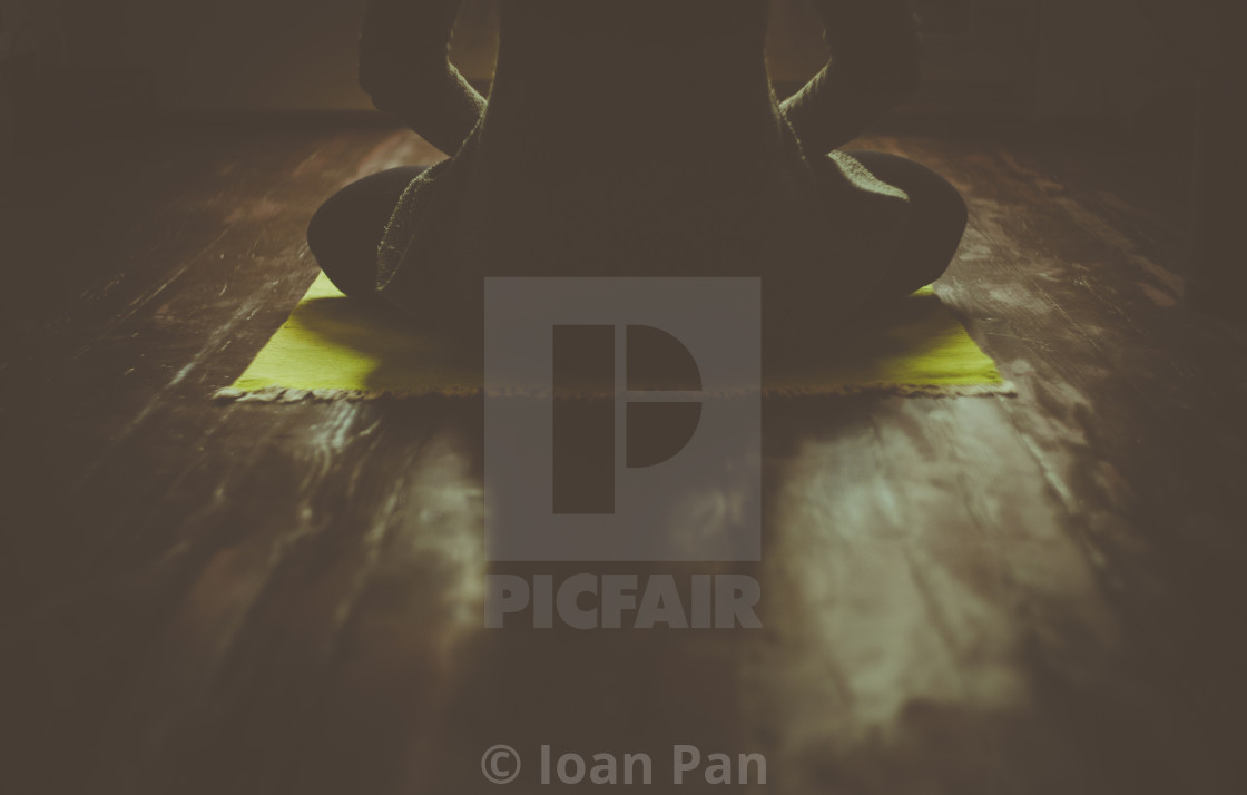 "Meditation" stock image