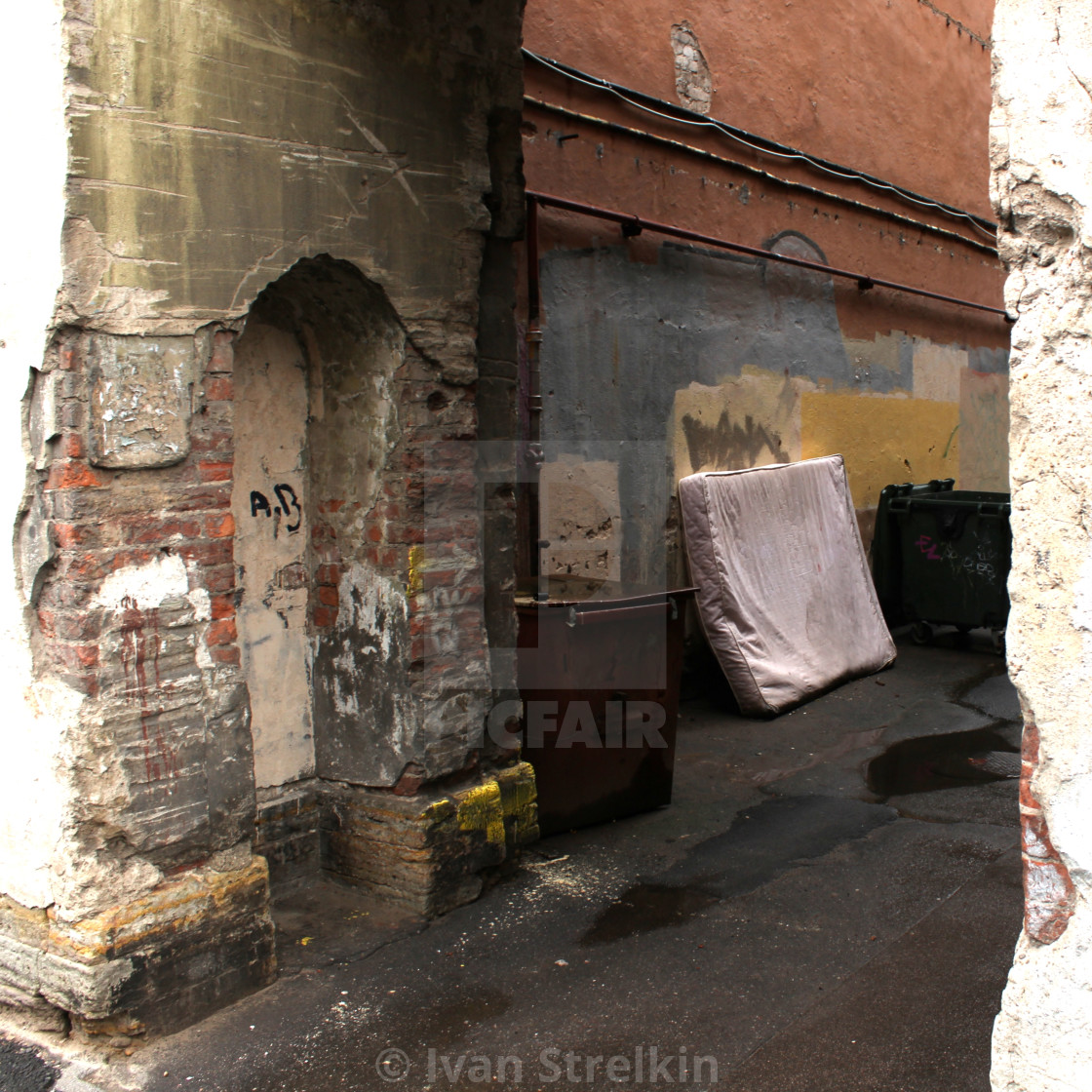 "A Courtyard in St. Petersburg" by Ivan Strelkin - $14.91 "A Courtyard in St. Petersburg" stock image