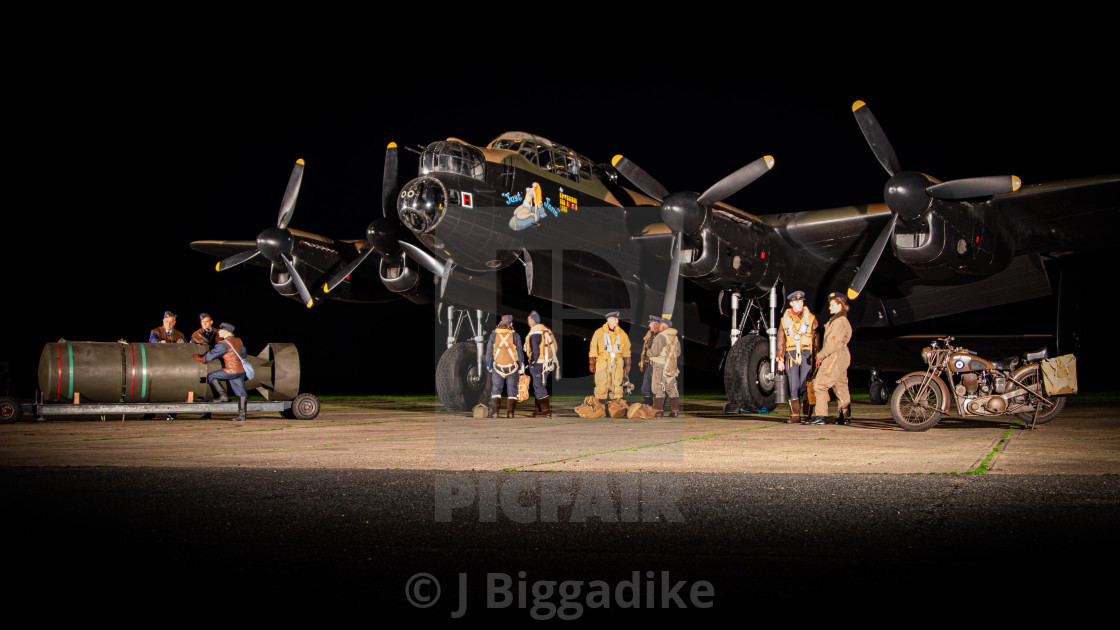 "Avro Lancaster" stock image