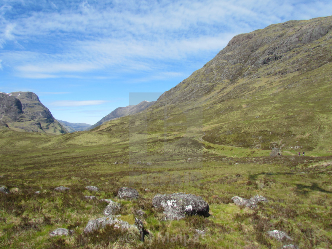 "Hilly Scotland" stock image