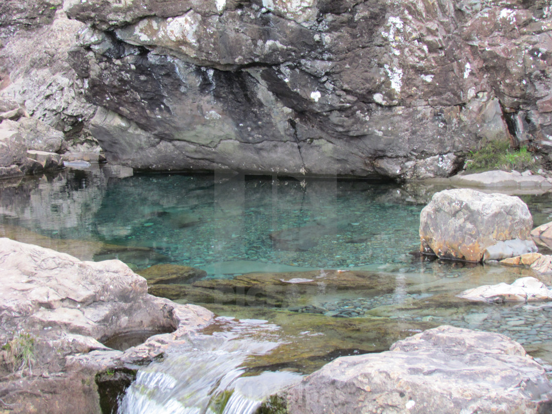 "Clear water at the Fairy pools" stock image