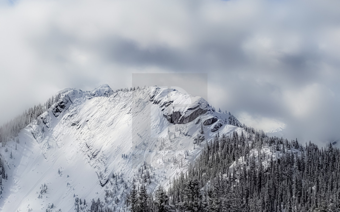 "Mt. Rundle, Banff, Canada" stock image