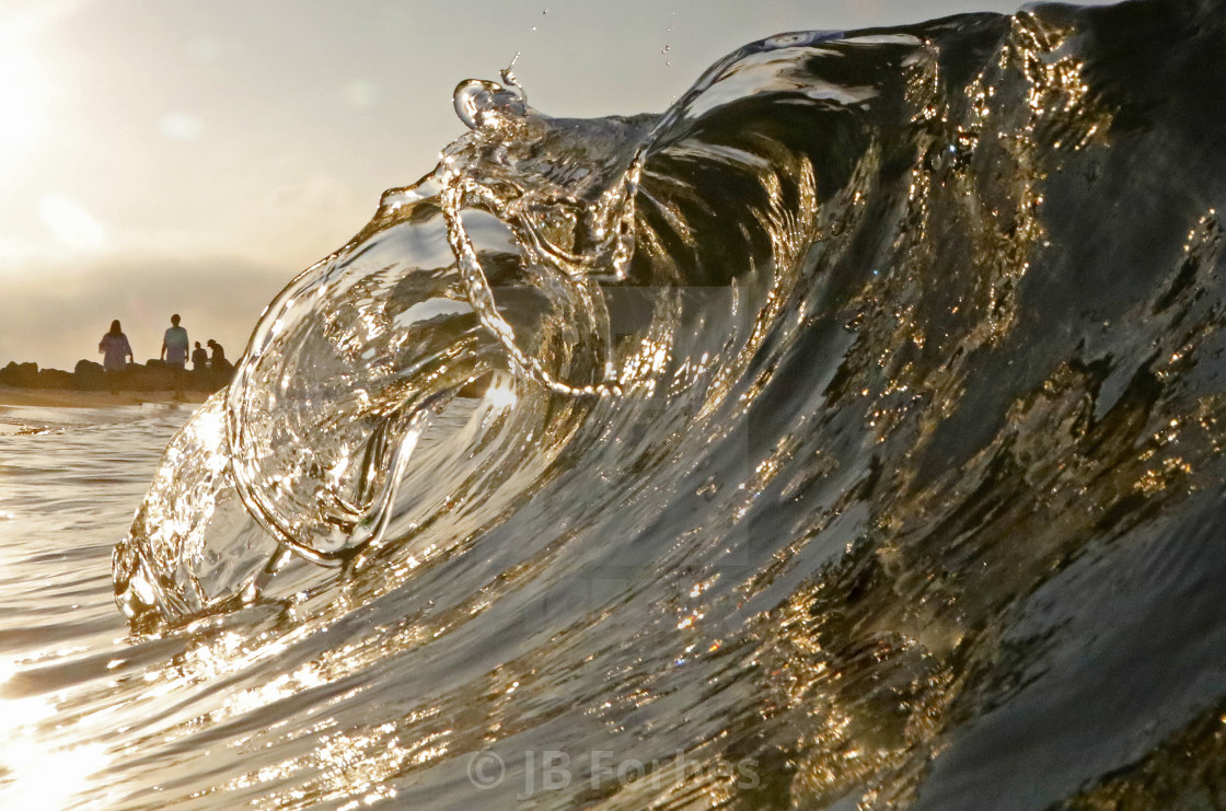 "Waves of Orange Beach 88" stock image