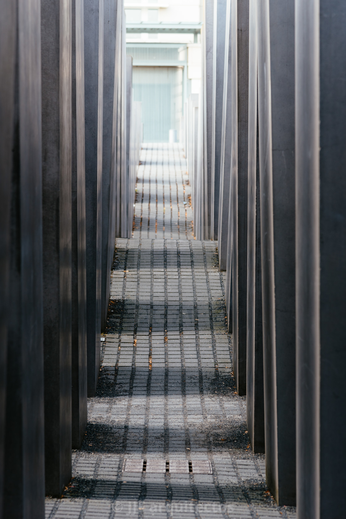 "The Memorial to the Murdered Jews of Europe in Berlin" stock image