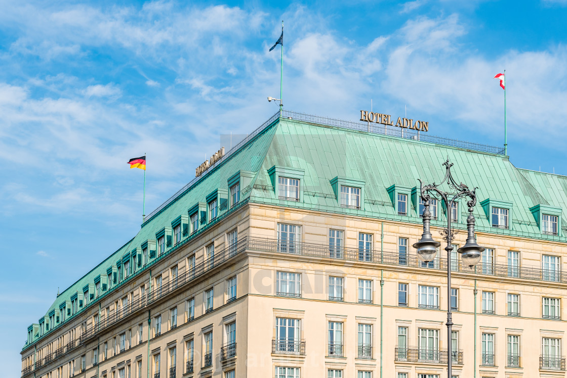 Luxurious Hotel Adlon Kempinski In Pariser Platz In Berlin License Download Or Print For 15 00 Photos Picfair