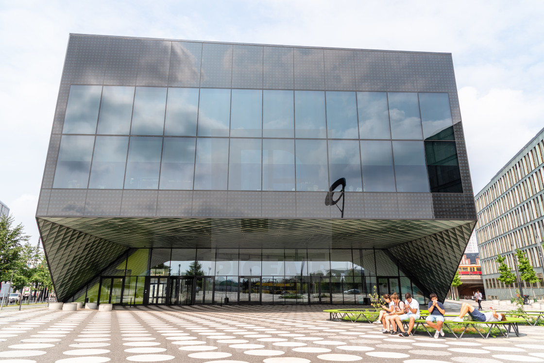 "Exterior view of Futurium Building in Berlin" stock image