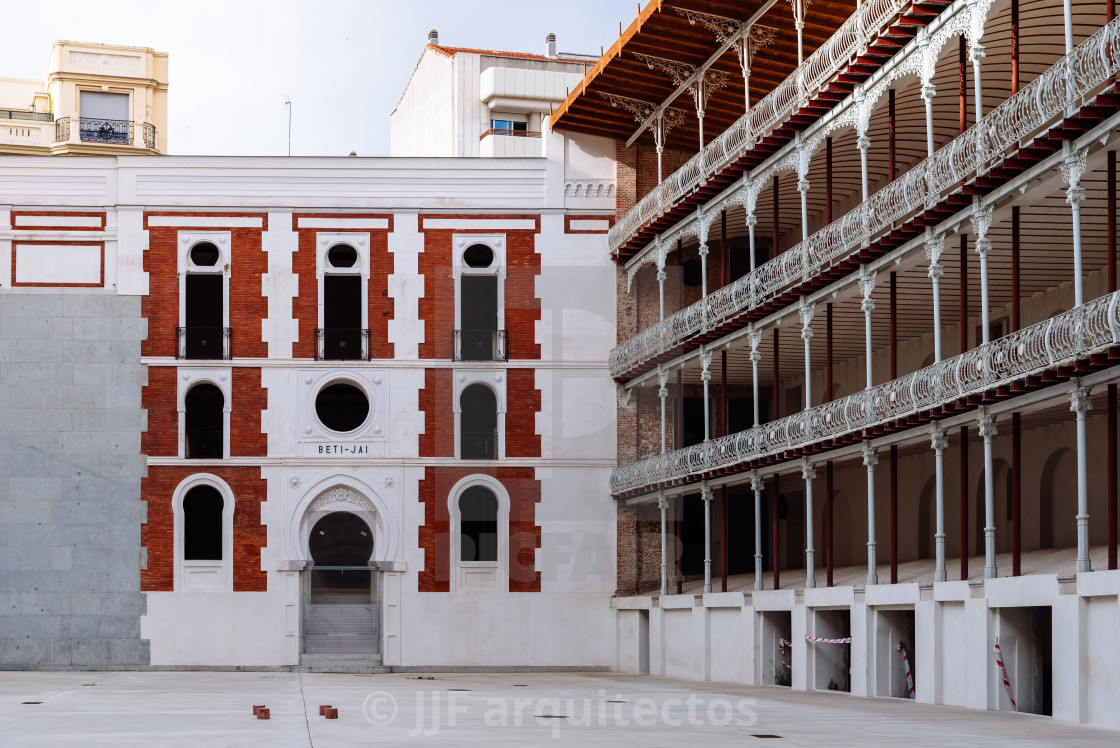 "The Beti Jai fronton in Madrid, Spain" stock image