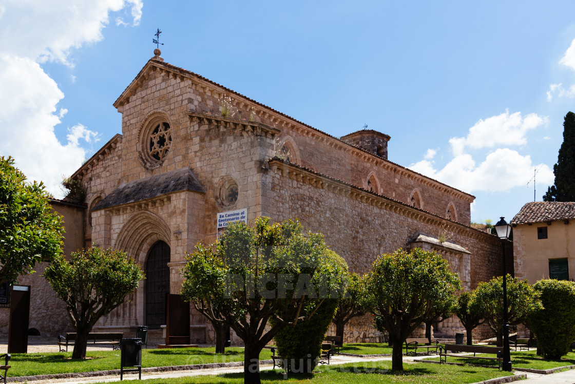 "The Church of Saint Philip in Brihuega" stock image