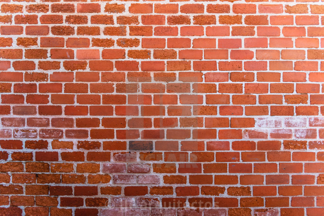 "Old red brick wall texture grunge background" stock image