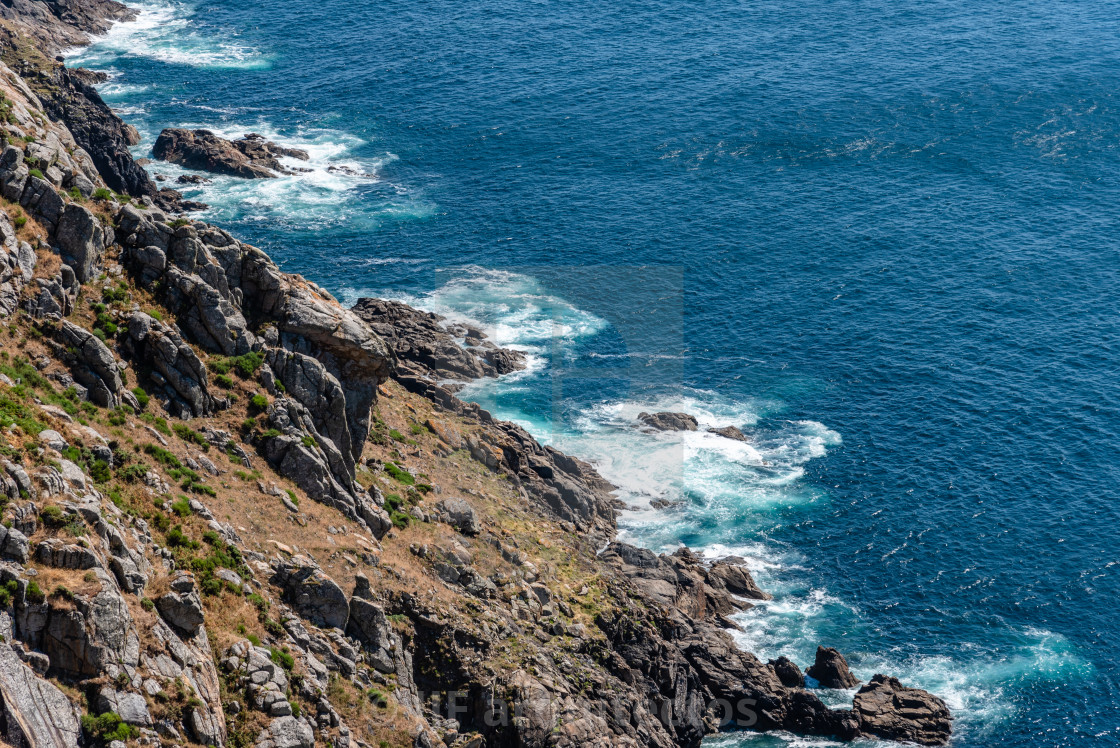 "View of Costa da Morte or Death Coast at Fisterra" stock image