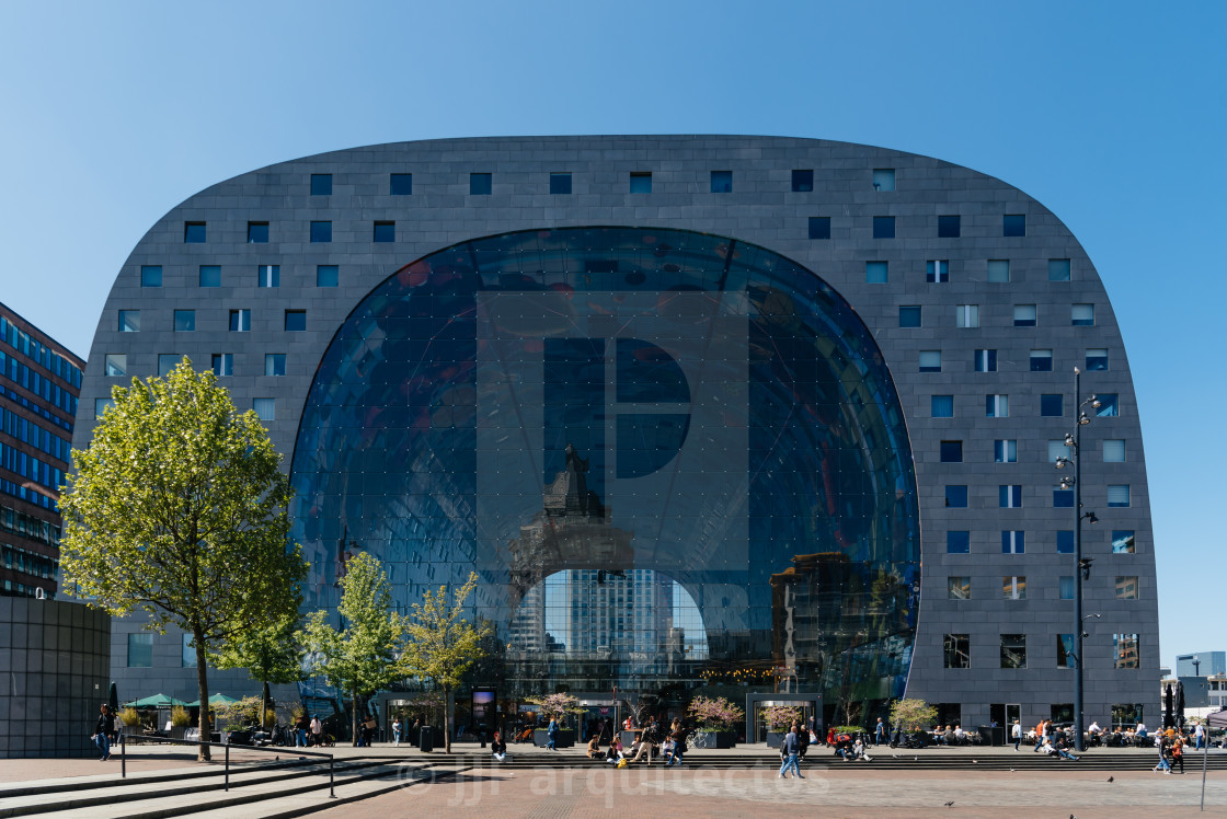 "Markthal Rotterdam Building by MVRDV architects" stock image