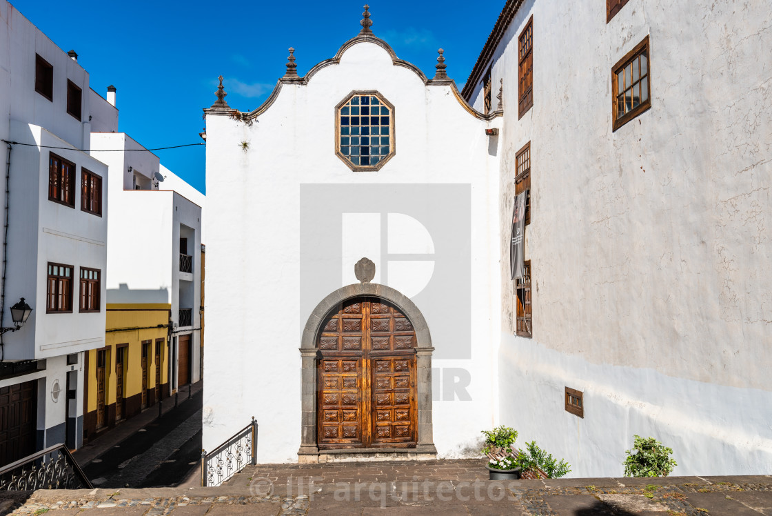 "Church of San Francisco in Icod de los Vinos, Tenerife" stock image