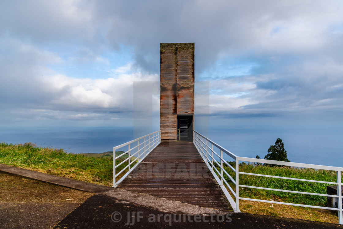 "Viewpoint of Pico dos Bodes Sao Miguel Island" stock image