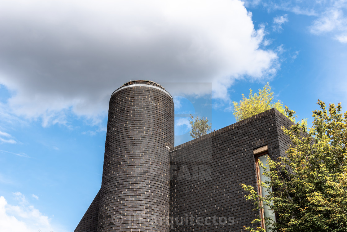 "Traditional houses in Hillgate Village area in London." stock image