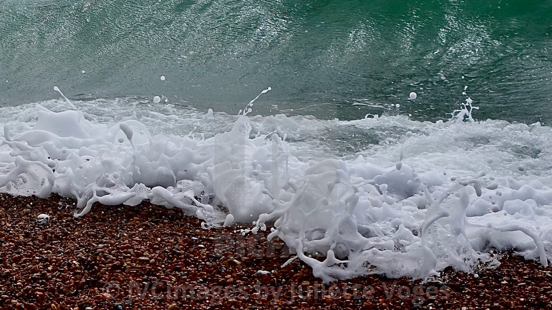 "Sea Surf Curls" by JVCimages by Juliette Voges - £10.00 "Sea Surf Curls" stock image