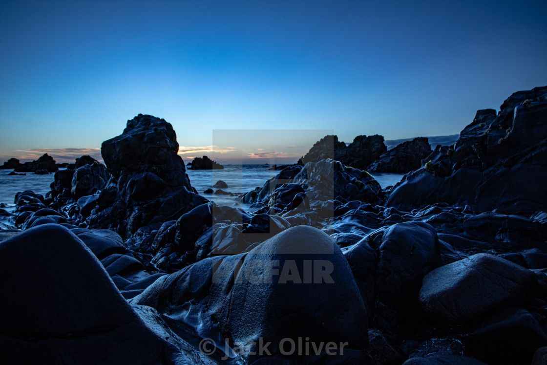 "Smokey Rocks" by Jack Oliver - £6.20 "Smokey Rocks" stock image