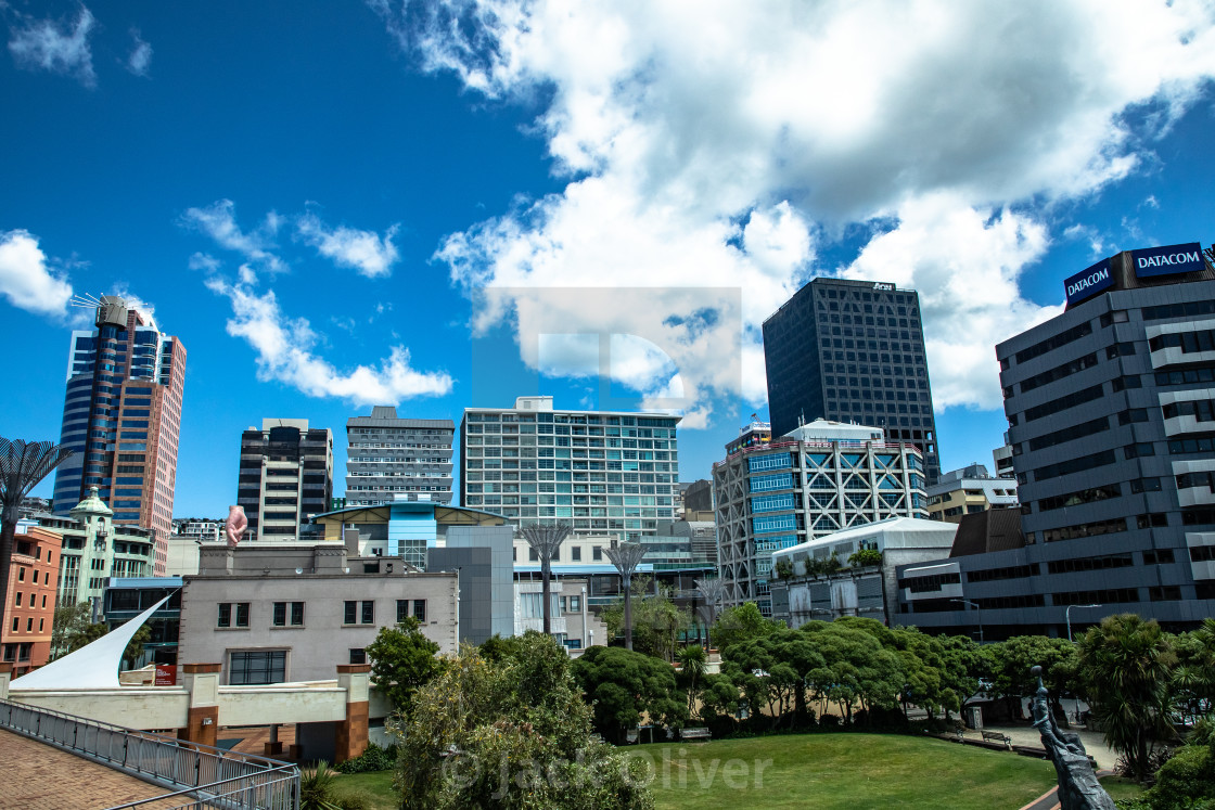 "Wellington City" by Jack Oliver - £6.20 "Wellington City" stock image