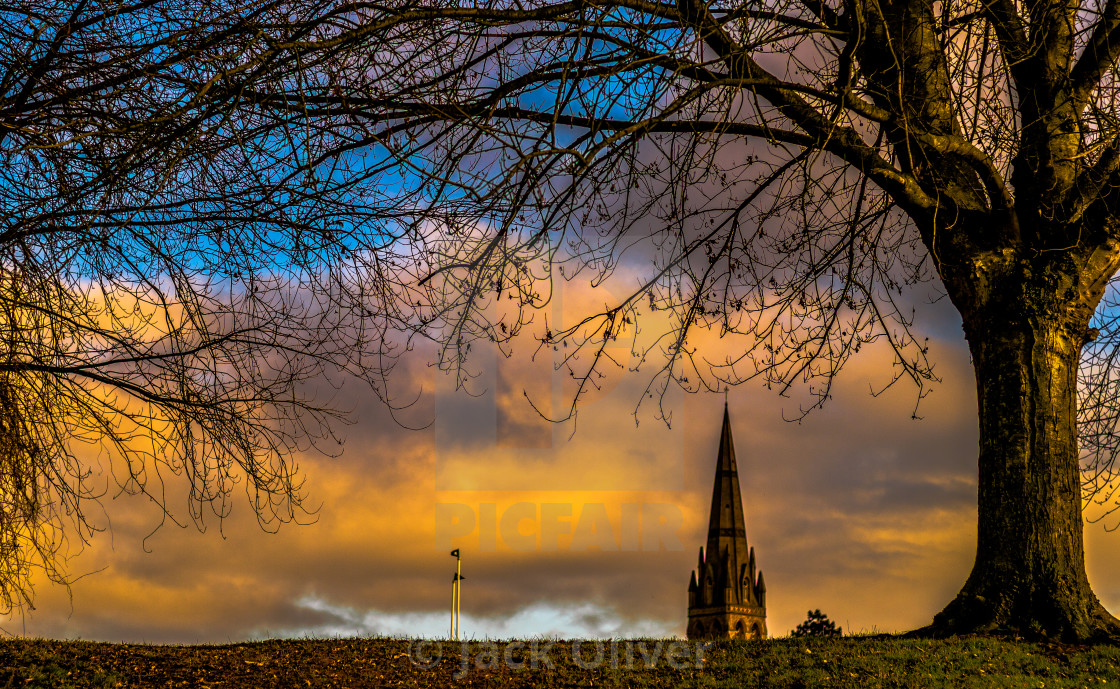 "The Twisted Tree and the Church" by Jack Oliver - £4.96 "The Twisted Tree and the Church" stock image