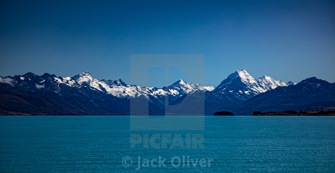"Snow Capped Mountains" by Jack Oliver - £6.20 "Snow Capped Mountains" stock image