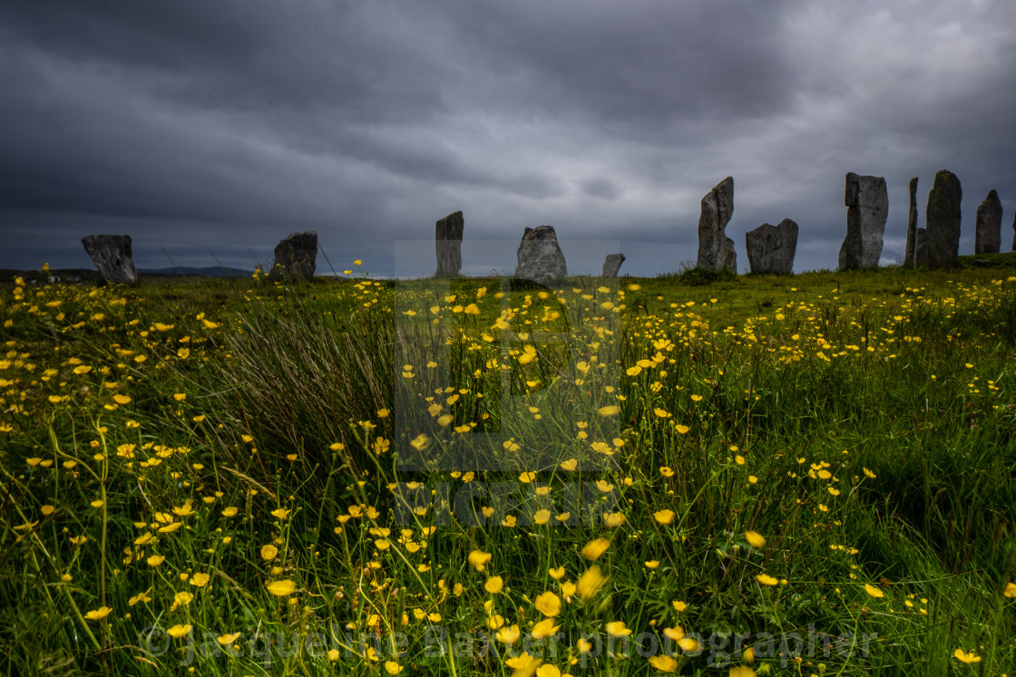 "The Calanais - Isle of Lewis" stock image