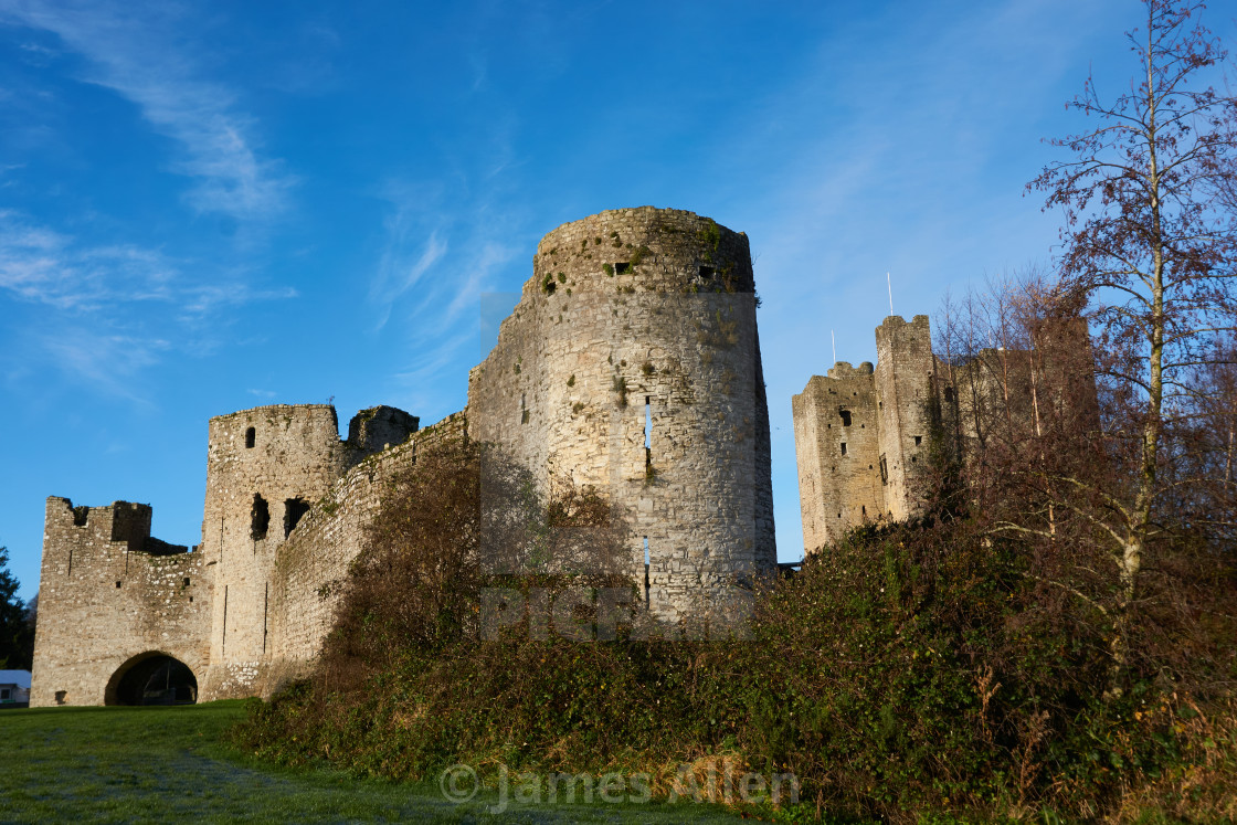 "Trim Castle built in the 12th century" stock image