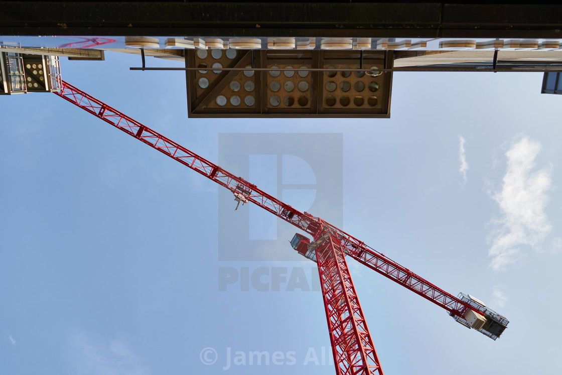 "Building work, Dublin." stock image