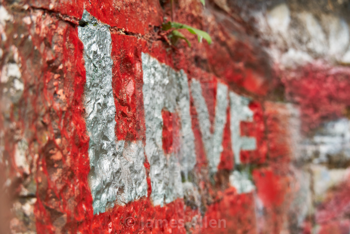 "Graffiti - Love" stock image