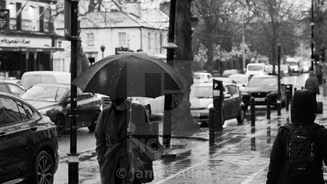 "Umbrella time" stock image