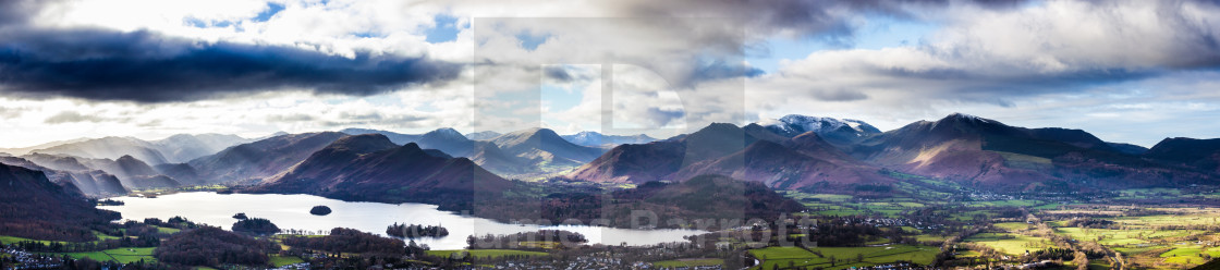 "The North Western Fells of the Lake District." stock image