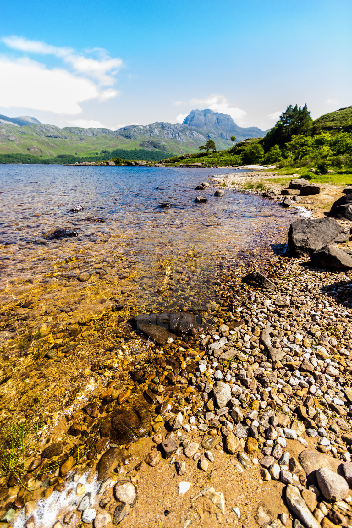 "Slioch." stock image