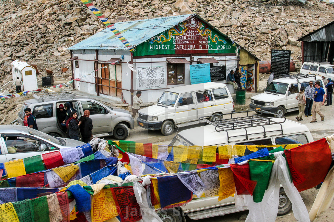 "Highest Cafe in the world?" stock image